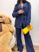 Tailleur Gessato B-Navy
