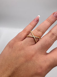 Anello Incrocio Gold