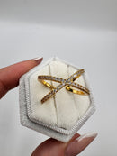 Anello Incrocio Gold