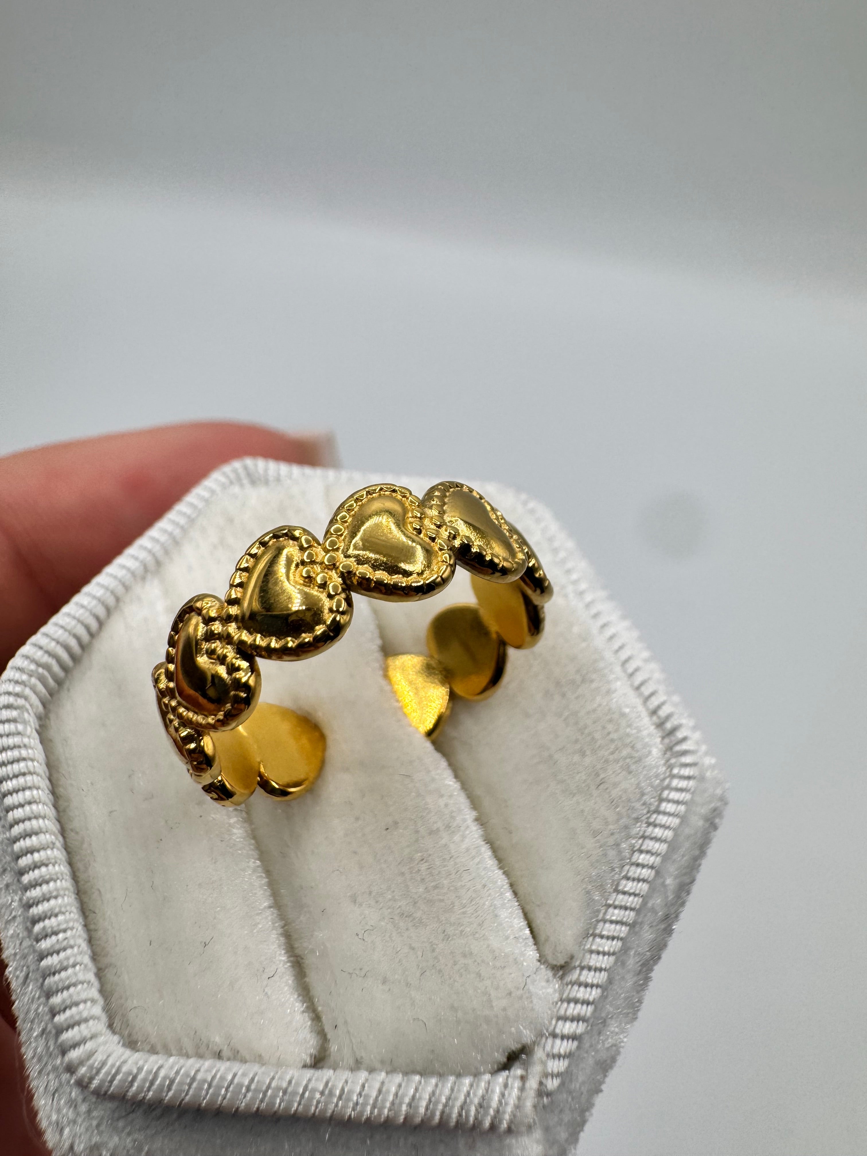 Anello Cuoricini
